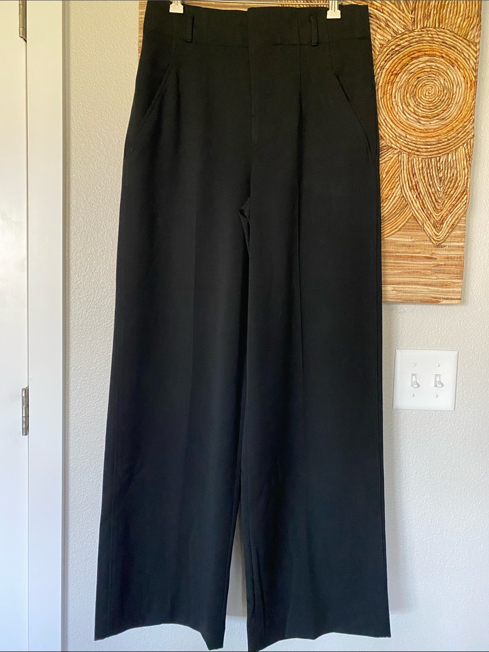 Zara High Waist Wide-Leg Trouser Pants Like New Condition NWOT M